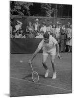 Tennis Player Pierre Pellizza in Action-null-Mounted Photographic Print