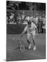 Tennis Player Pierre Pellizza in Action-null-Mounted Photographic Print