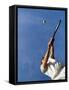 Tennis Player with Blue Sky-null-Framed Stretched Canvas