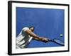 Tennis Player with Blue Sky-null-Framed Photographic Print