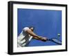 Tennis Player with Blue Sky-null-Framed Photographic Print