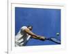 Tennis Player with Blue Sky-null-Framed Photographic Print