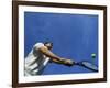 Tennis Player with Blue Sky-null-Framed Photographic Print