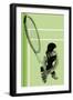 Tennis player-null-Framed Giclee Print