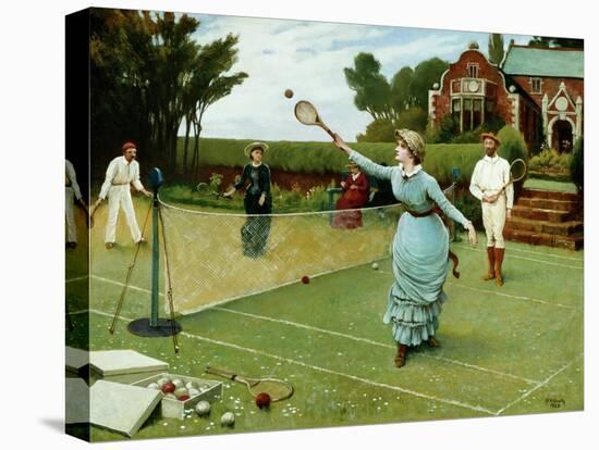Tennis Players, 1885-Horace Henry Cauty-Stretched Canvas