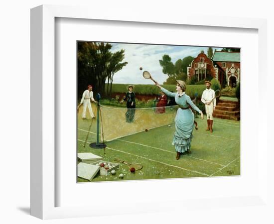 Tennis Players, 1885-Horace Henry Cauty-Framed Giclee Print