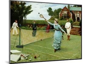 Tennis Players, 1885-Horace Henry Cauty-Mounted Giclee Print