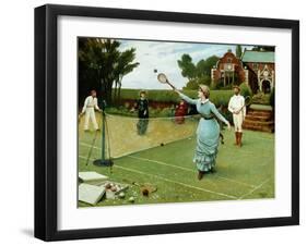 Tennis Players, 1885-Horace Henry Cauty-Framed Giclee Print