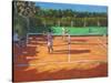 Tennis Practise , Cap d’Adge, France, 2013-Andrew Macara-Stretched Canvas