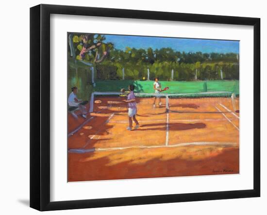 Tennis Practise , Cap d’Adge, France, 2013-Andrew Macara-Framed Giclee Print