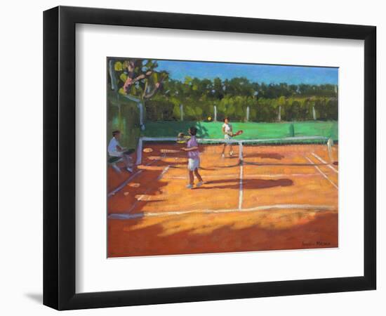 Tennis Practise , Cap d’Adge, France, 2013-Andrew Macara-Framed Giclee Print