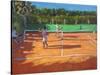 Tennis Practise , Cap d’Adge, France, 2013-Andrew Macara-Stretched Canvas