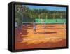 Tennis Practise , Cap d’Adge, France, 2013-Andrew Macara-Framed Stretched Canvas