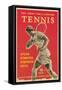 Tennis Promotion Poster-null-Framed Stretched Canvas