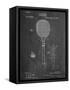 Tennis Racket Patent-null-Framed Stretched Canvas