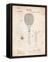 Tennis Racket Patent-Cole Borders-Framed Stretched Canvas