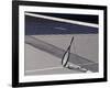 Tennis Racquet Against Net with Ball-Mitch Diamond-Framed Photographic Print