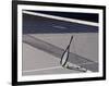 Tennis Racquet Against Net with Ball-Mitch Diamond-Framed Photographic Print