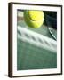 Tennis Racquet, Ball and Net-null-Framed Photographic Print