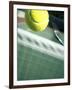 Tennis Racquet, Ball and Net-null-Framed Photographic Print