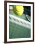 Tennis Racquet, Ball and Net-null-Framed Photographic Print