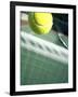 Tennis Racquet, Ball and Net-null-Framed Photographic Print