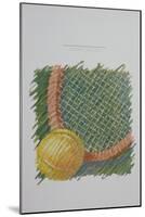 Tennis Racquet-Patti Mollica-Mounted Giclee Print