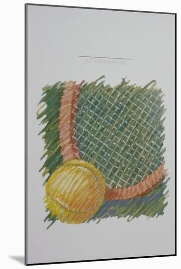 Tennis Racquet-Patti Mollica-Mounted Giclee Print