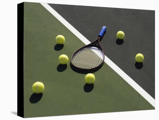 Tennis Still Life-null-Stretched Canvas