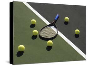 Tennis Still Life-null-Stretched Canvas