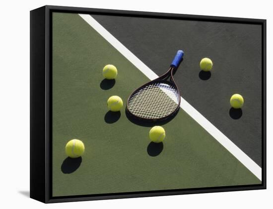 Tennis Still Life-null-Framed Stretched Canvas