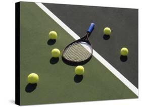 Tennis Still Life-null-Stretched Canvas