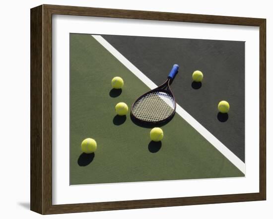 Tennis Still Life-null-Framed Photographic Print