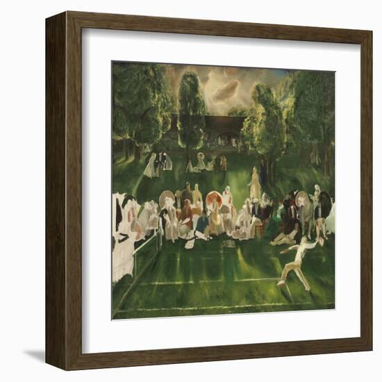 Tennis Tournament, 1920-George Bellows-Framed Art Print