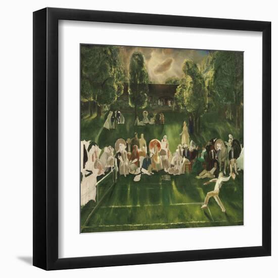 Tennis Tournament, 1920-George Bellows-Framed Art Print