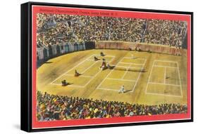 Tennis Tournament, Long Island, New York-null-Framed Stretched Canvas