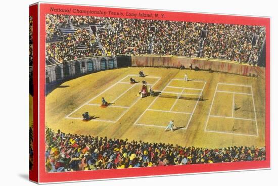 Tennis Tournament, Long Island, New York-null-Stretched Canvas