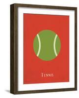 Tennis-null-Framed Art Print