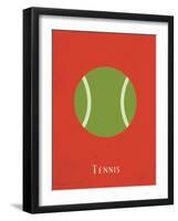 Tennis-null-Framed Art Print