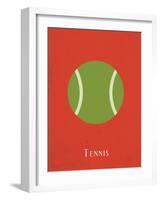 Tennis-null-Framed Art Print