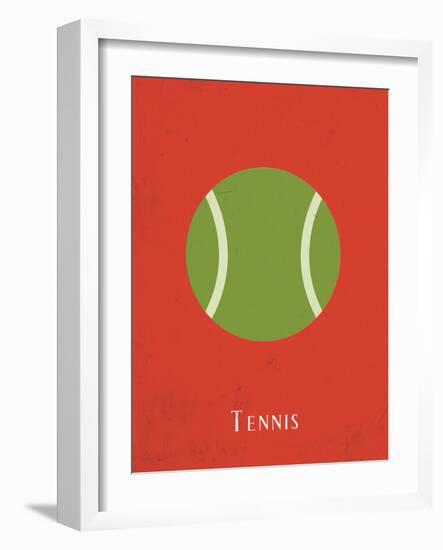 Tennis-null-Framed Art Print