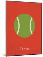 Tennis-null-Mounted Art Print