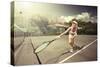Tennis-ersler-Stretched Canvas