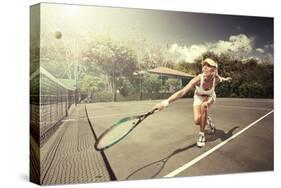 Tennis-ersler-Stretched Canvas