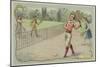 Tennis-null-Mounted Giclee Print