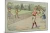Tennis-null-Mounted Giclee Print