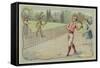 Tennis-null-Framed Stretched Canvas