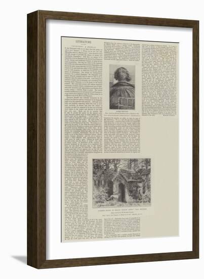 Tennyson, a Memoir-William Biscombe Gardner-Framed Giclee Print