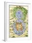 Tenochtitlan, Capital City of Aztec Mexico, an Island Connected by Causeways to Land, c.1520-null-Framed Giclee Print