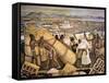 Tenochtitlan (Mexico City)-Diego Rivera-Framed Stretched Canvas